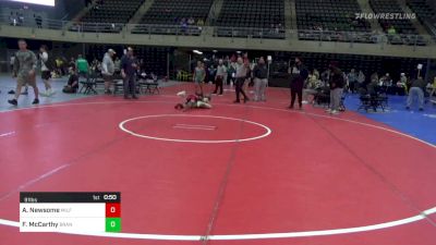 91 lbs Semifinal - Anthony Newsome, Milford vs Finn McCarthy, Branchville