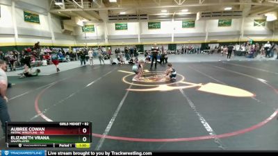 82 lbs Quarterfinal - Elizabeth Vrana, Unaffiliated vs Aubree Cowan, MATPAC Wrestling - ND