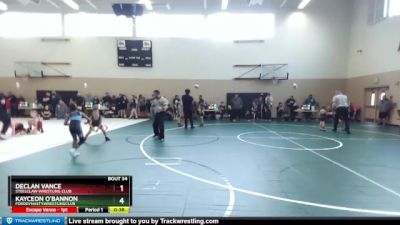 53 lbs Semifinal - Declan Vance, Steelclaw Wrestling Club vs Kayceon O`Bannon, FordDynastyWrestlingClub