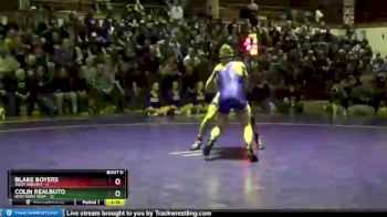 149 lbs Colin Realbuto, Northern Iowa vs Blake Boyers, West Virginia