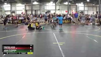 107 lbs Round 5 (6 Team) - Aiden Flowers, Indiana Outlaws vs Tristen Dood, Untouchables White