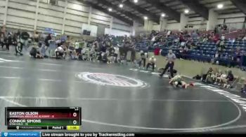 87 lbs Round 2 (4 Team) - Connor Simons, Utah Gold vs Easton Olson, Sanderson Wrestling Academy