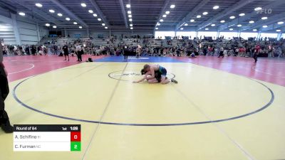 120 lbs Round Of 64 - Aydin Schifino, RI vs Carter Furman, NC