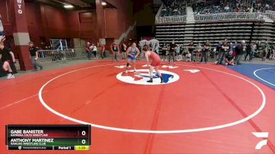 190 lbs Round 3 - Gabe Banister, Natrona Colts Wrestling vs Anthony Martinez, Rawlins Wrestling Club