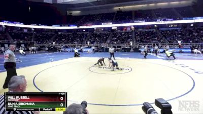 I-108 lbs Quarterfinal - Dunia Sibomana, Long Beach vs Will Russell, Manhasset