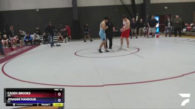 175 lbs Quarterfinal - Caden Brooks, WA vs Jovanni Mansour, CA