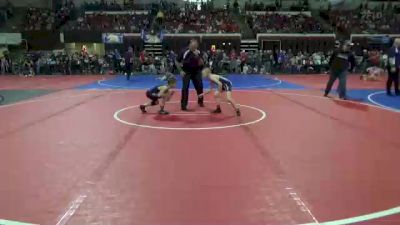 70 lbs Champ. Round 2 - Lyndon Randle, Fergus Wrestling Club vs Kaiser Osborn, Natrona Colts Wrestling Club