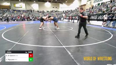 285 lbs Consi Of 8 #2 - Skyler Randleman-Galvin, Sherwood High School vs Jordan Nguyen, Redwood Wrestling