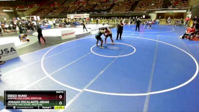 285 lbs 3rd Place Match - Diego Nuno, Hanford High School Wrestling vs Josaiah Escalante-Aranda, Hollister High School Wrestling