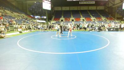 126 lbs Cons 32 #1 - Caden Briquelet, Arizona vs Daniel Benavides, California