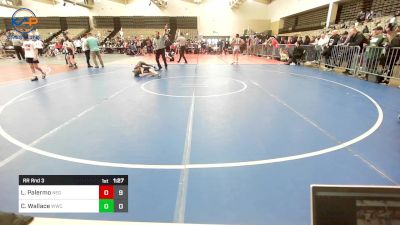 57 lbs Rr Rnd 3 - Logan Palermo, New England Gold vs Cameron Wallace, Warrior WC