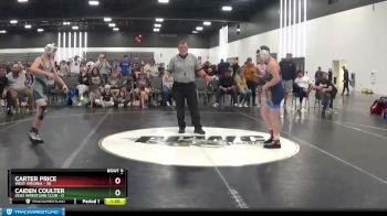 112 lbs Round 2 (8 Team) - Carter Price, West Virginia vs Caiden Coulter, Zeus Wrestling Club