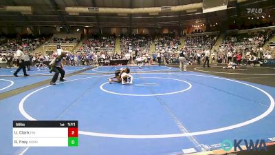 58 lbs Semifinal - Uzziah Clark, Pin-King All Stars vs Robert Frey, Norman Grappling Club