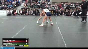 101 lbs Semis & 3rd Wb (16 Team) - Makayla Young, Indiana Tech vs Ira Navarro, University Of Providence