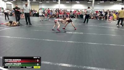 60 lbs Round 3 (8 Team) - Matteo Bodrog, Team Germantown vs Landon Walker, Terps East Coast Elite