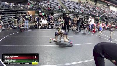 75 lbs Finals (8 Team) - Isaac Schmidt, Team USA vs Knox Vrana, Kansas Rattlers