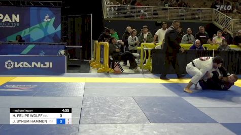 HELIO FELIPE WOLFF vs JEFFERY BYNUM HAMMOND 2024 Pan Jiu Jitsu IBJJF Championship