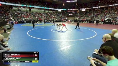 D2-120 lbs Semifinal - Carson Neubert, Luxemburg-Casco vs Wyatt Magolski, New London