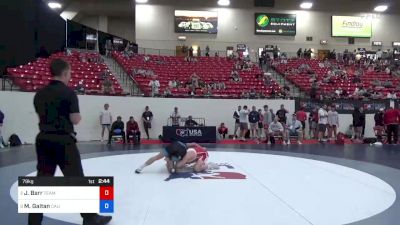 79 kg Cons 8 #2 - Joshua Barr, Team Donahoe Wrestling Club vs Manuel (M.J.) Gaitan, California