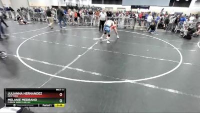 115 lbs Semifinal - Melanie Medrano, Purler Wrestling Inc vs Julianna Hernandez, New York