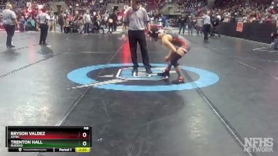 4A 121 lbs Quarterfinal - Bryson Valdez, Aztec vs Trenton Hall, Ruidoso