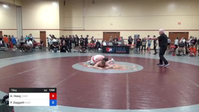 79 kg Rnd Of 64 - Aj Heeg, Cowboy RTC vs Paxton Daggett, Mustang Wrestling Club