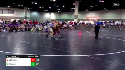 285 lbs Round 2 (6 Team) - Eann Mesa, Sunbear Wrestling vs Layton Schmick, Bubbletown Mat