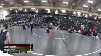 102 lbs Round 5 (6 Team) - Angelo Juarez, G.I. Grapplers Black vs Logan Reagan, Kearney Matcats - Blue
