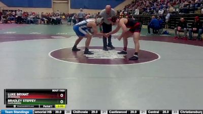 1 - 190 lbs Quarterfinal - Luke Bryant, Riverheads vs Bradley Steffey, Castlewood