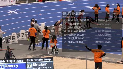 High School Girls' 55m Seeded, Prelims 6