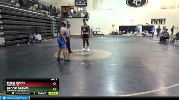 220 lbs Placement Matches (8 Team) - Brodie Barnes, Mortimer Jordan HS vs Malik Watts, Pell City