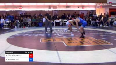 65 kg Prelims - Brandon Disair Diaz Ramirez, Mexico vs Ben Whitford, Titan Mercury Wrestling Club