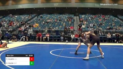 184 lbs Quarterfinal - Clayton Austin, Arizona State vs Colt Doyle, Oregon State