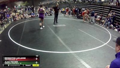 150 lbs Quarterfinals (8 Team) - Remington LaFlamme, Team Texas Blue vs Aliah Fischer, Minnesota Storm Blue