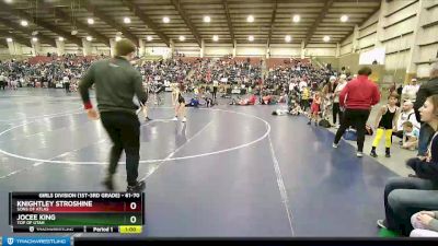 61-70 lbs Quarterfinal - Jocee King, Top Of Utah vs Knightley Stroshine, Sons Of Atlas