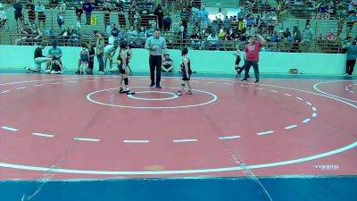 60 lbs Consi Of 8 #1 - Sascha Trujillo, Bison Takedown Wrestling Club vs Knox McIntosh, Bluff Wrestling Club