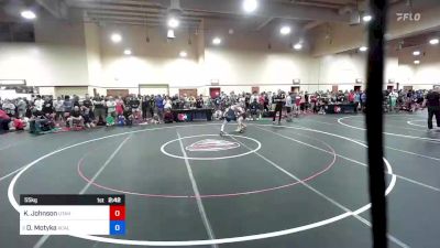 55 kg Quarters - Kole Johnson, Utah vs Davis Motyka, XCalibur Athletics