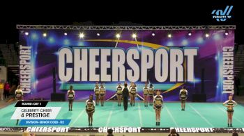 Celebrity Cheer - 4 Prestige [2024 L4 Senior Coed - D2 Day 1] 2024 CHEERSPORT Charlotte Classic