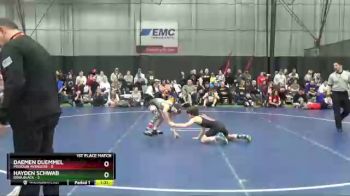 80 lbs Finals (8 Team) - Hayden Schwab, Iowa Black vs Daemen Duemmel, Missouri Avengers