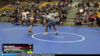 285 lbs Quarterfinal - Noel Orozco, Eastern Oregon University (Ore.) vs Garrette Branson, Embry-Riddle Aeronautical University (Ariz.)