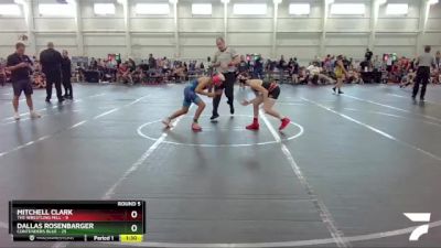 100 lbs Round 5 (6 Team) - Mitchell Clark, The Wrestling Mill vs Dallas Rosenbarger, Contenders Blue