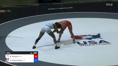 62 kg Round 1 - Kayla Miracle, Sunkist Kids WC vs Adaugo Nwachukwu, Titan Mercury Wrestling Club