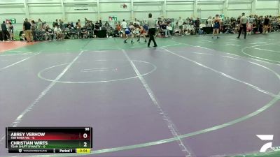 98 lbs Round 6 (8 Team) - Christian Wirts, Team Shutt Dynasty vs Abrey Verhow, Tar River WC