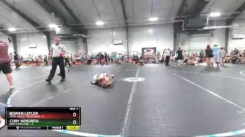 68 lbs Round 6 (8 Team) - Bowen Lefler, Steel Valley Renegades vs Cory Hendren, North Brevard