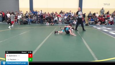 70 lbs Cons. Round 1 - Jaxon Paulson, Crass Trained Wrestling vs Hayden Splendore, Ubasa Wrestling Academy