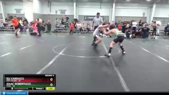 130 lbs Round 3 (4 Team) - Eli Carducci, Bull Island vs Izaac Robertucci, MJWL