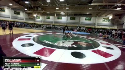 95 lbs Cons. Round 4 - Taden Sundeen, Glasgow Wrestling Club vs Adam Haberle, Billings Wrestling Club