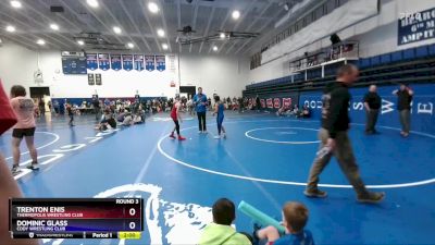 98 lbs Round 3 - Trenton Enis, Thermopolis Wrestling Club vs Dominic Glass, Cody Wrestling Club