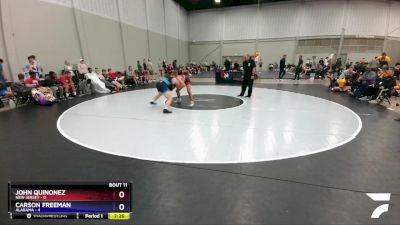 170 lbs Round 3 (8 Team) - John Quinonez, New Jersey vs Carson Freeman, Alabama