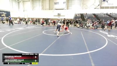 152 lbs Cons. Round 3 - Abdelraheem Alajji, Buffalo Nomads Wrestling vs Branigan Boulds, Club Not Listed